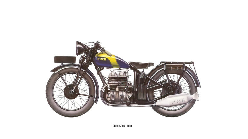 Puch 500N 1933 Motorcycle