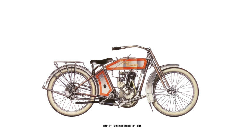 Harley-Davidson Model 35 1914 Motorcycle