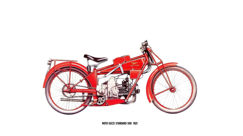 Moto Guzzi Standard 500 1821 Motorcycle