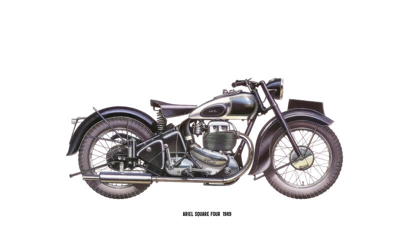 Ariel Square Four 1949 Motorcycle